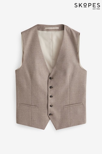 Skopes Blue Jodrell Marl Tweed Suit: Waistcoat (B61731) | £55