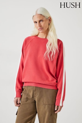 Hush Red Maisie Striped Sweatshirt (B61879) | £59