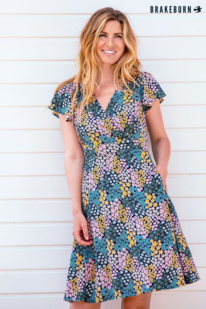 Summer knee length dresses uk store