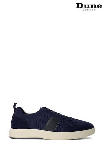 Dune London Blue Trailing Knitted Runner Trainers (B62044) | £85