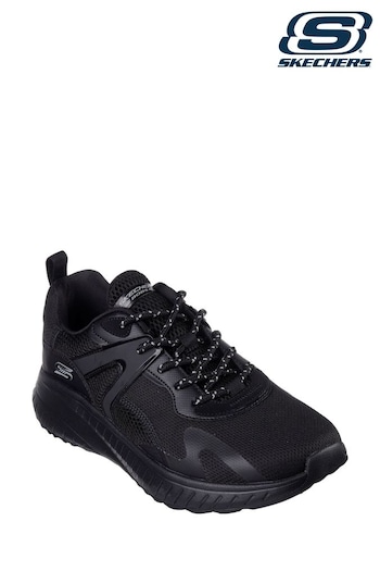 Skechers Black Bobs Squad Chaos Elevated Drift Trainers (B62319) | £59