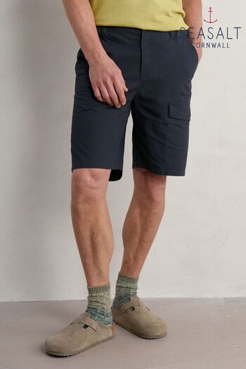 Seasalt Cornwall Blue Mens Tillerman Shorts (B62466) | £66