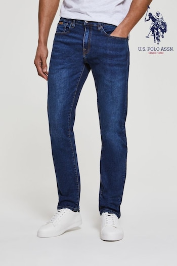 U.S. Polo wallets Assn. Slim Fit Mens 5 Pocket Denim Jeans (B62647) | £60
