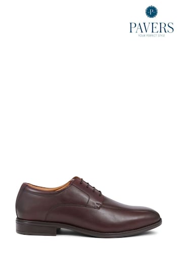Pavers Smart Leather Lace-Up Brown Shoes (B63061) | £60