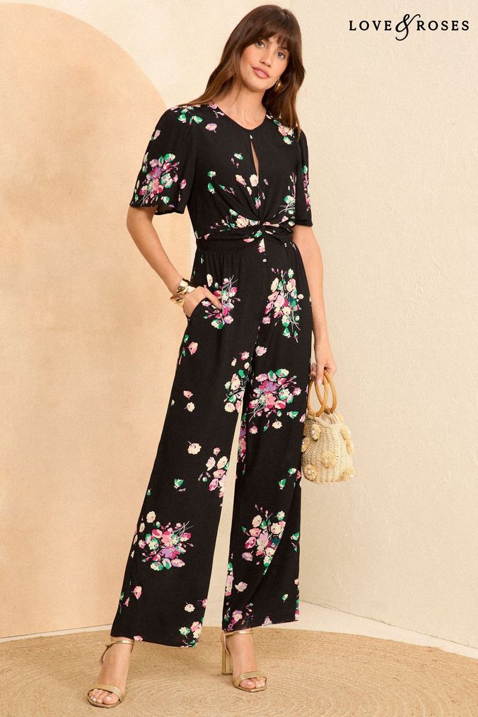 Petite floral jumpsuit uk best sale
