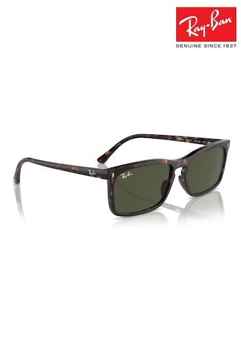 Ray-Ban Rb4435 Rectangle Brown Sunglasses (B63467) | £144