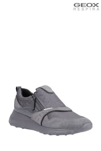 Geox Grey D Alleniee A Sneakers (B63517) | £85