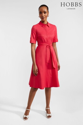 Hobbs Petite Pink Tarianna Dress (B63520) | £139