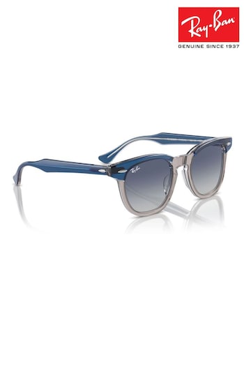 Ray-Ban Junior Blue Rj9098S Square Sunglasses Grau (B63534) | £87