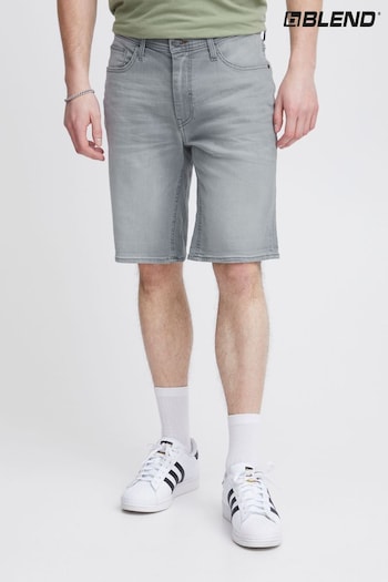 Blend Grey Stretch Denim Shorts (B63720) | £30