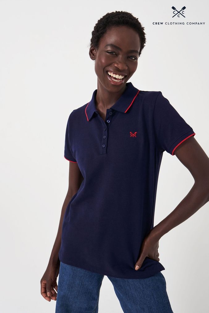 Womens cotton polos top