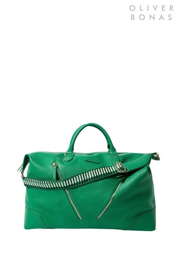 Oliver Bonas Green Ladder Weekend Bag (B63780) | £70