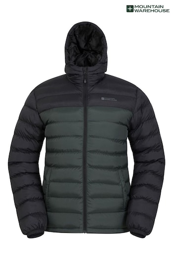Mountain Warehouse Green Mens Seasons Padded Thermal Jacket (B63855) | £64