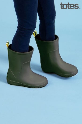 Totes usual Green Childrens Charley Welly Boots (B63953) | £20