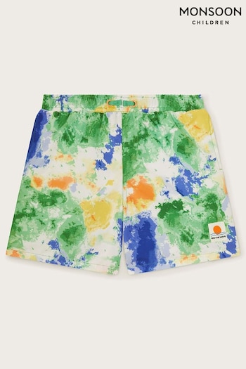 Monsoon Green Tie Dye Swim Shorts Couture (B64153) | £20 - £24