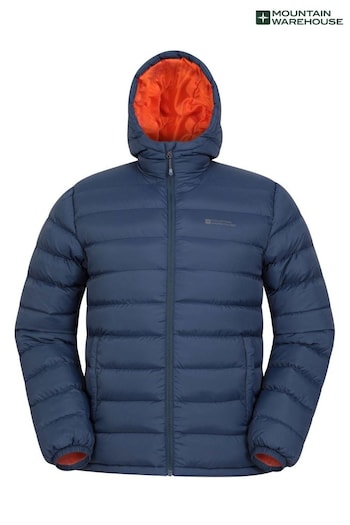 Mountain Warehouse Blue Mens Seasons Padded Thermal Jacket (B64315) | £64