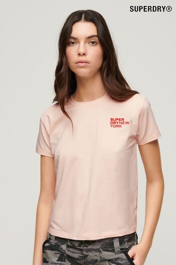 SUPERDRY Pink SUPERDRY Sport Luxe Graphic T-Shirt (B64583) | £27