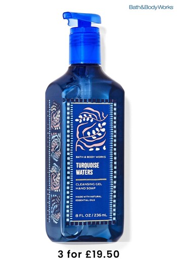 Bath & Body Works Turquoise Waters Cleansing Gel Hand Soap 8 fl oz / 236 mL (B64601) | £10