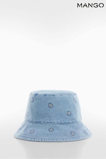 Mango Blue Estrella Hat (B64617) | £15