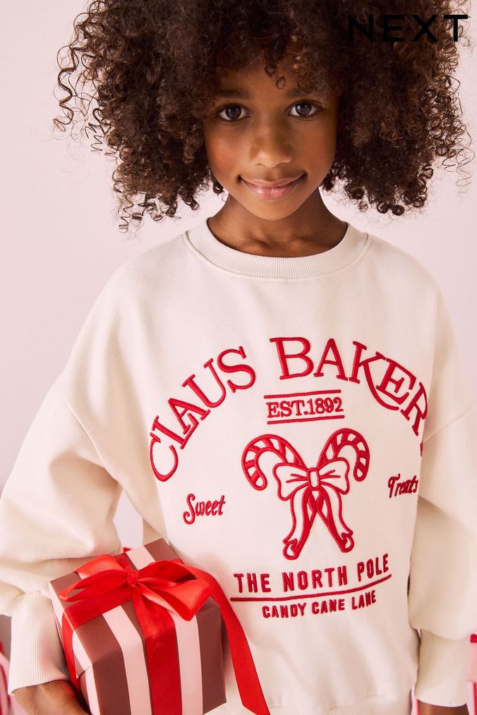 Girls Sweat Tops Girls Crew Neck Sweaters Next Official Site
