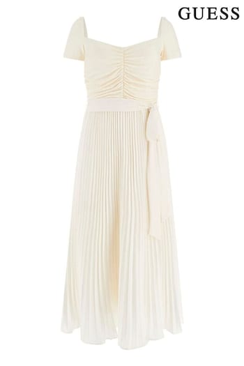 Guess Pleated Occasion Midi Dress (B64746) | £130