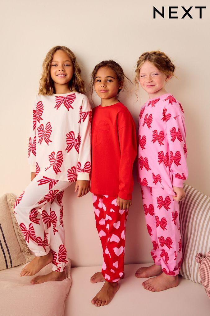 Buy Girls Pyjamas Red Nightwear Online Next UK