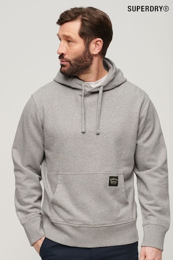 Superdry Grey Contrast Stitch Relaxed Hoodie (B65184) | £60