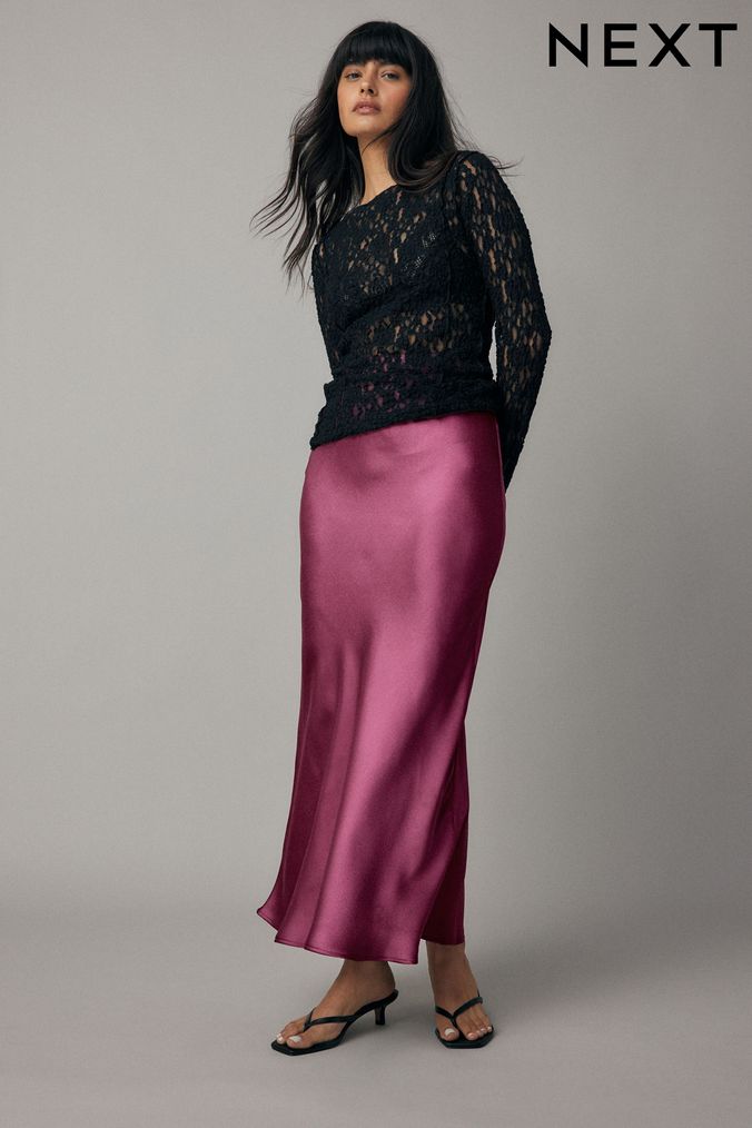 Purple skirt black top new arrivals