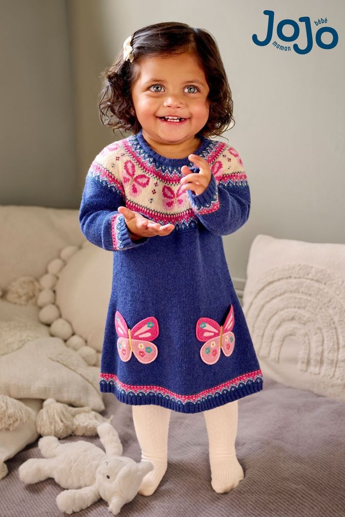 Next baby denim dress sale