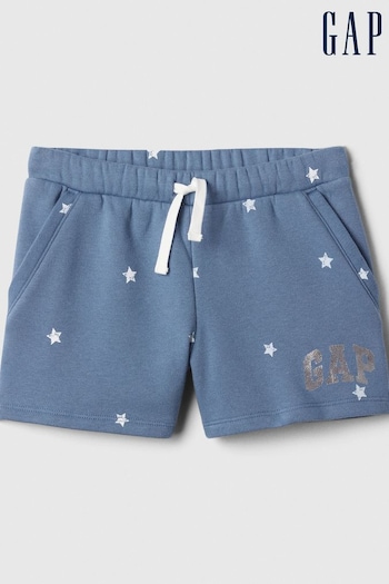 Gap Blue Logo Print Pull On Shorts (4-13yrs) (B65363) | £12