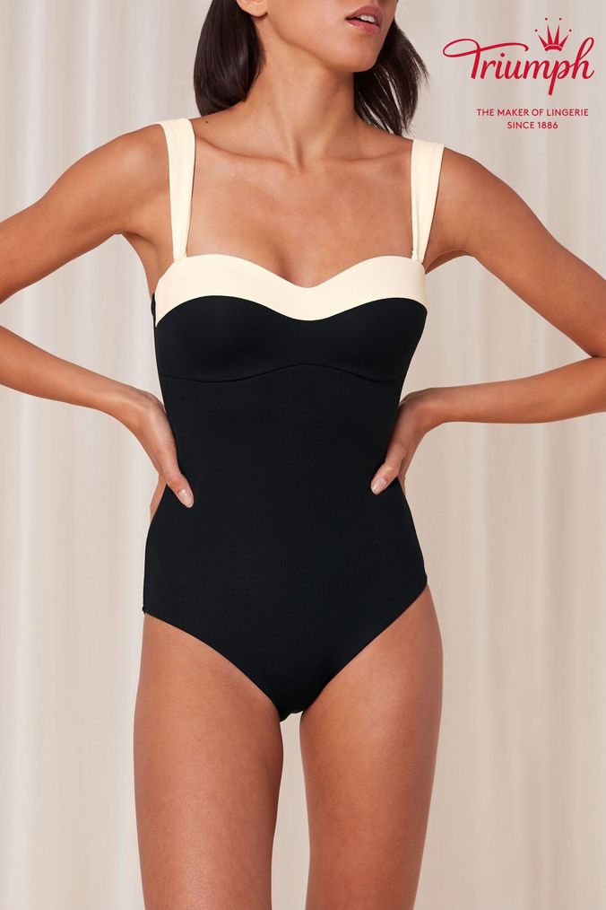 Buy Women s Triumph Plain Swimwear Online Next UK