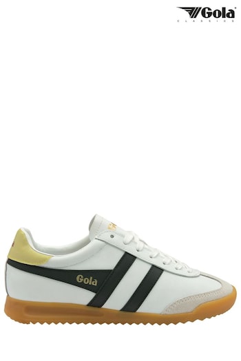Gola Ivory White Ladies Tornado Lace-Up Trainers (B65547) | £90