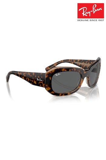 Ray-Ban Beate Rb2212 Pillow Brown Sunglasses (B65610) | £157