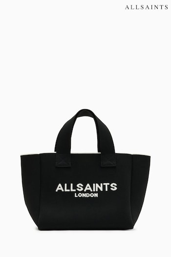 AllSaints Black Izzy Mini Tote Bag (B65716) | £99