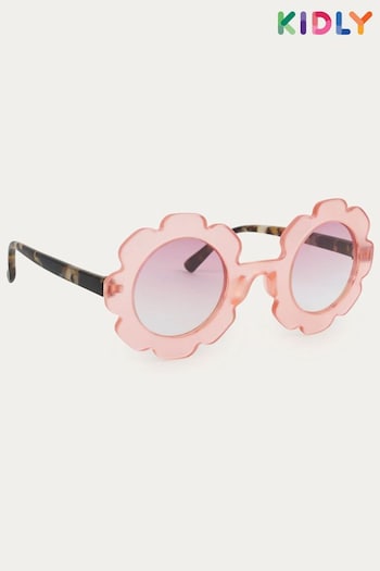 KIDLY Pink Floral Schwarz Sunglasses (B65814) | £14