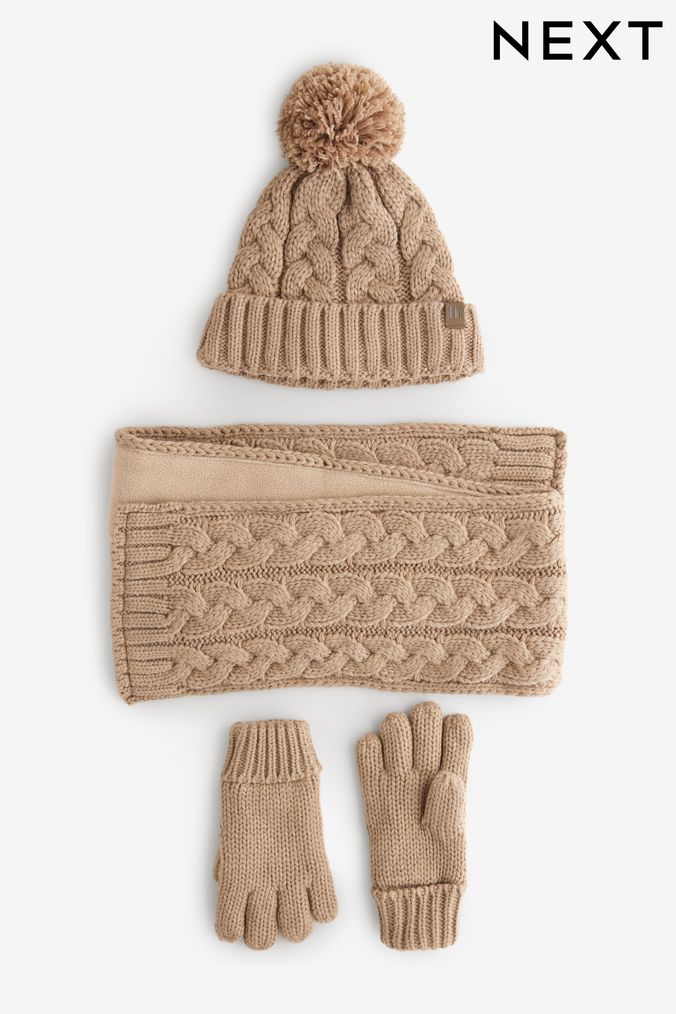 Next girls hat and gloves shop