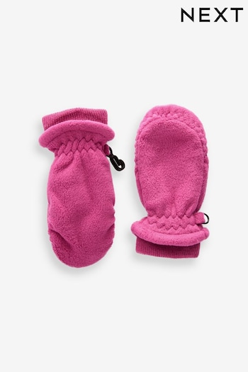 Pink Fleece Mittens (3mths-6yrs) (B66232) | £7 - £8