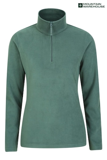 Mountain Warehouse Green Camber Half Zip Fleece (B66260) | £29