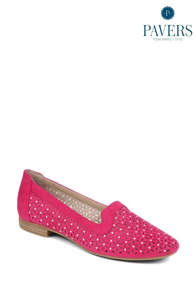 Ladies pink flat shoes uk discount