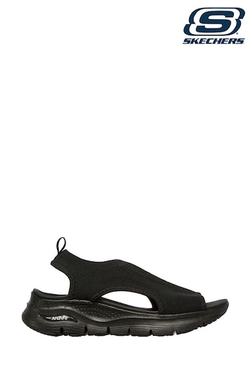 Skechers Black Impeccables Arch Fit City Catch Sandals (B66515) | £64