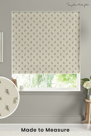 Sophie Allport Neutral Green Olive Made to Measure Roman Blinds (B66608) | £79