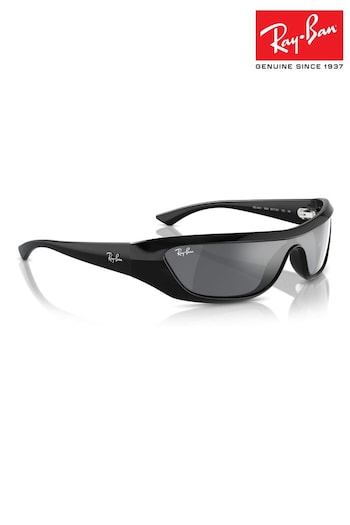 Ray Ban Xan Rb4431 Irregular Black Sunglasses Ombre (B66881) | £149