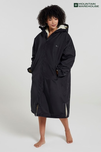 Mountain Warehouse Black Womens Tidal Waterproof Changing Robe (B66883) | £141