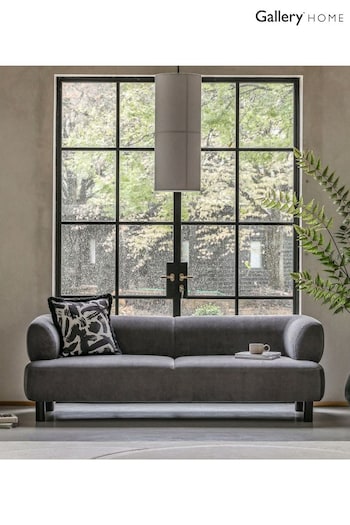 Gallery Home Anthracite Grey Archway 3 Seater Sofa (B67030) | £2,250