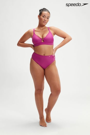 Speedo Womens Shaping Triangle Bikini Top with Removable Bra Pads (B67198) | £36