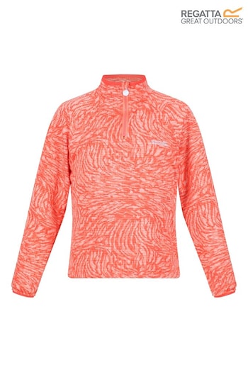 Regatta Orange Junior Highton Half Zip Sweater (B67265) | £21