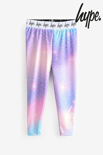 Hype. Girls Purple Multi Star Dust Leggings (B67365) | £23