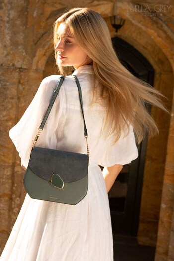 Luella Grey Green Lily Cross-Body Bag (B67468) | £89