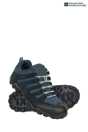 Mountain Warehouse Blue hoodeds Belfour Outdoor Walking Shoes (B67499) | £59