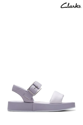 Clarks Purple Combi Alda Strap Sandals (B67560) | £75